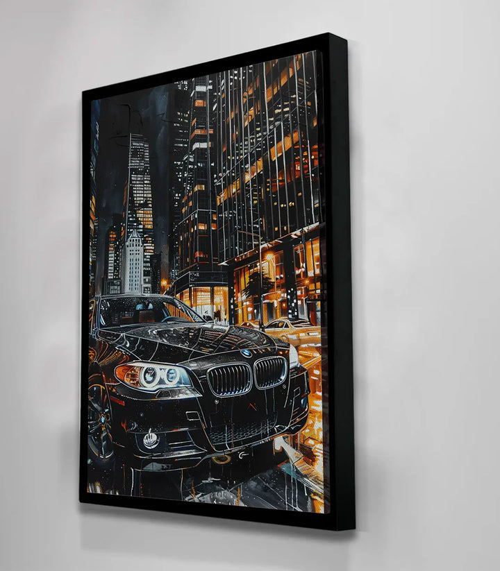 Tableau City Gleam mise en scène salon style urbain Massinart