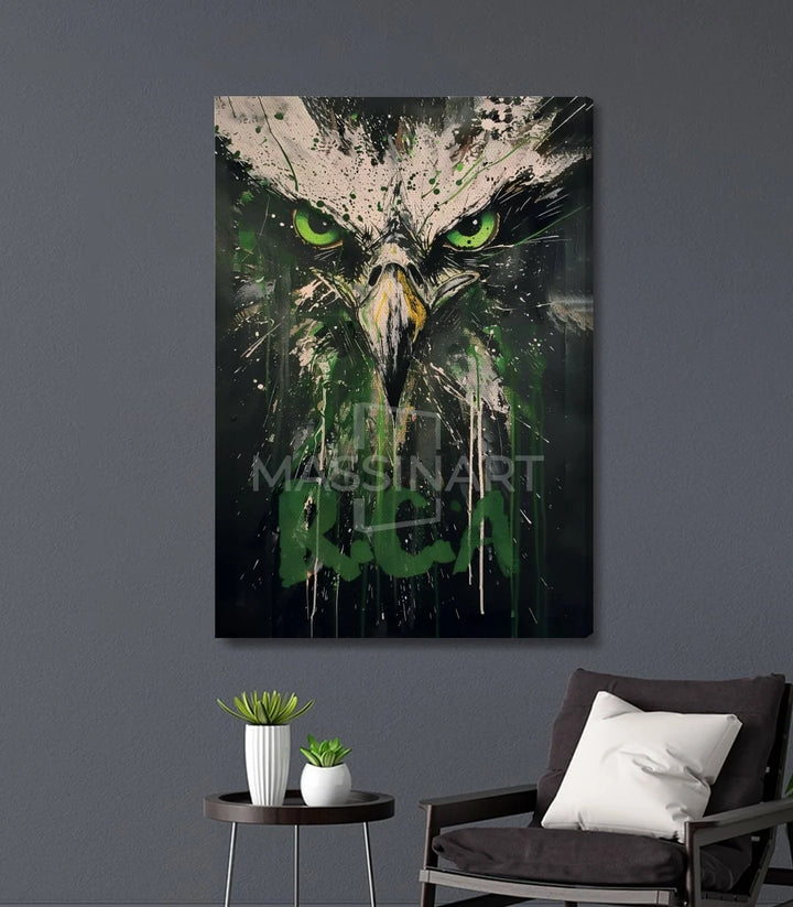 Tableau The Royal Eagle détail expressionniste — Massinart
