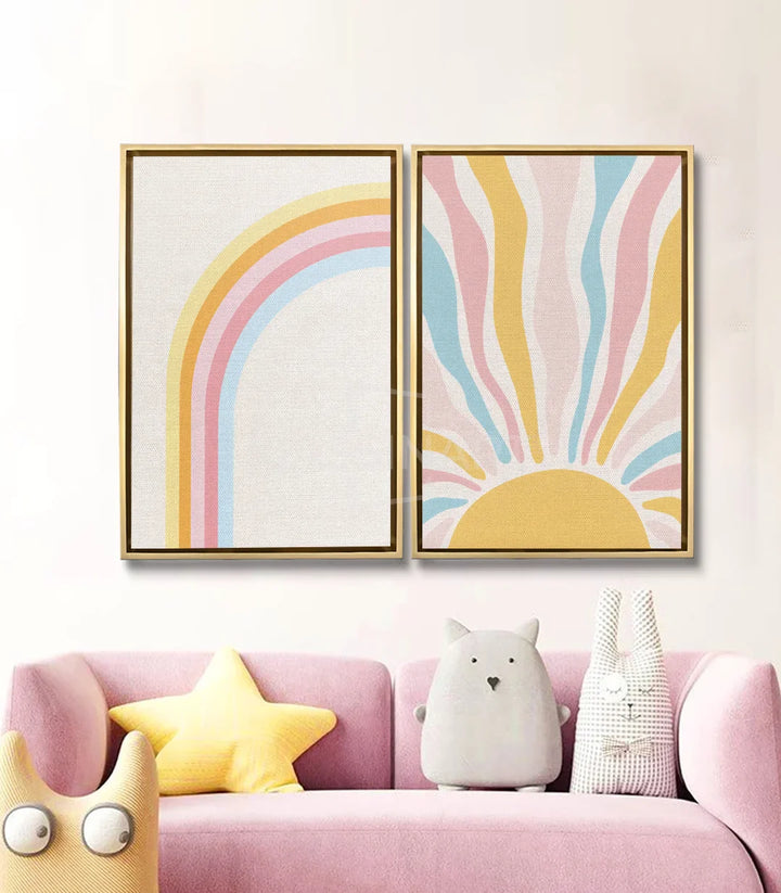 Mise en situation Diptyque Sunny future chambre fille rose Massinart