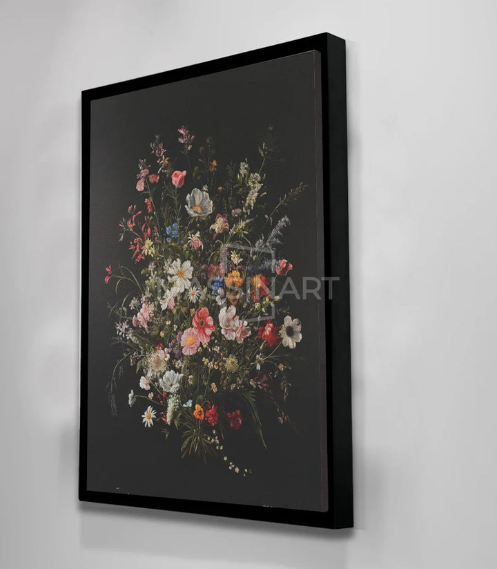 Tableau Wild Flowers détail floral composition Massinart