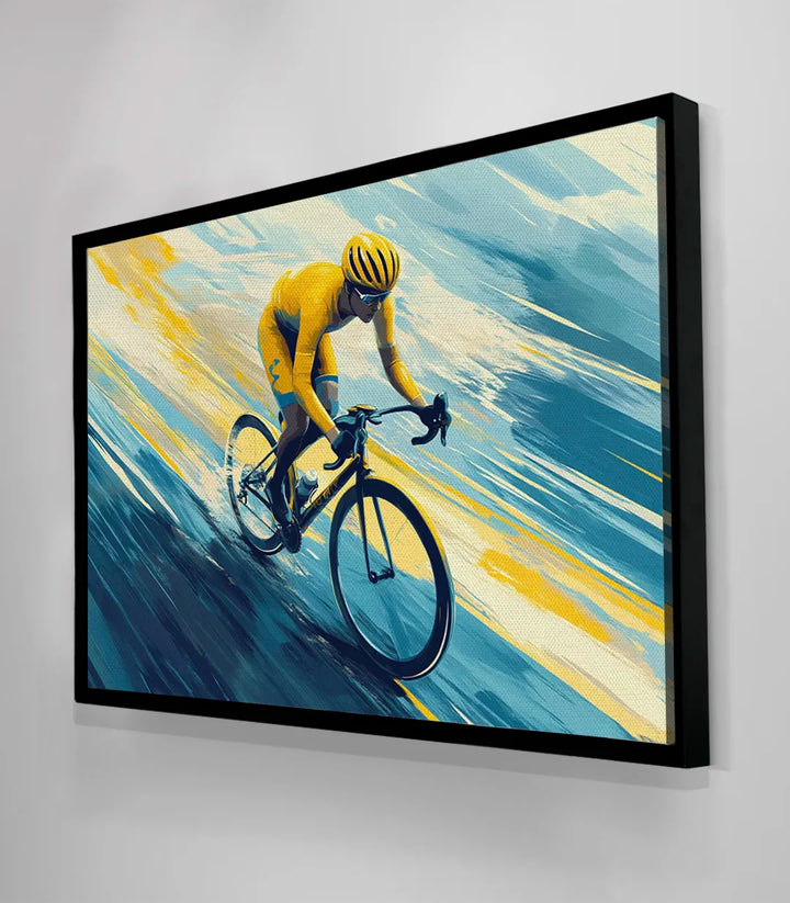 Mise en situation Golden Ride mur Massinart — tableau figuratif horizontal