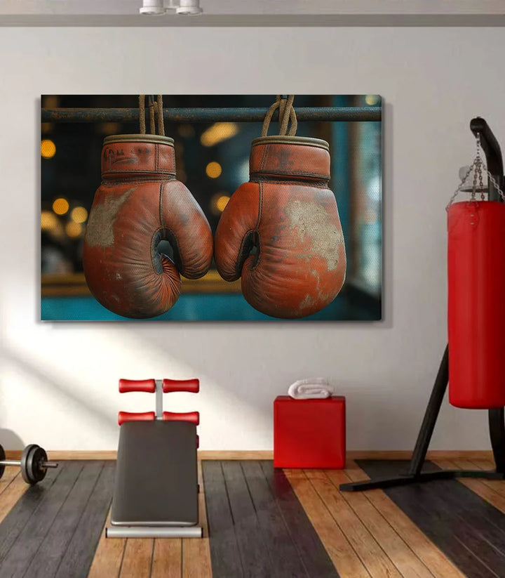 Tableau gants de boxe Massinart — décoration intérieur motivation sport