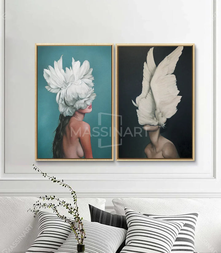 Tableau Pursuit of Daydreams - Décoration intérieur chambre contemporain Massinart