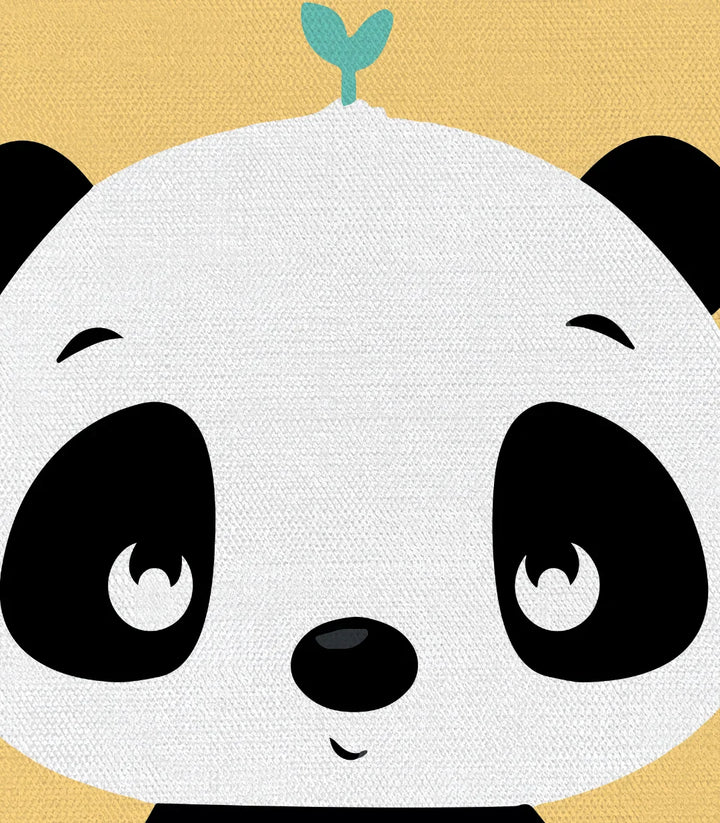 Tableau décoration chambre enfant minimaliste panda ours amis