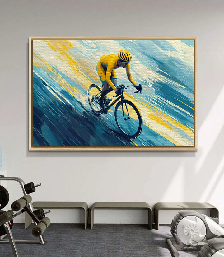 Mise en situation Golden Ride bureau Massinart — tableau sport motivation