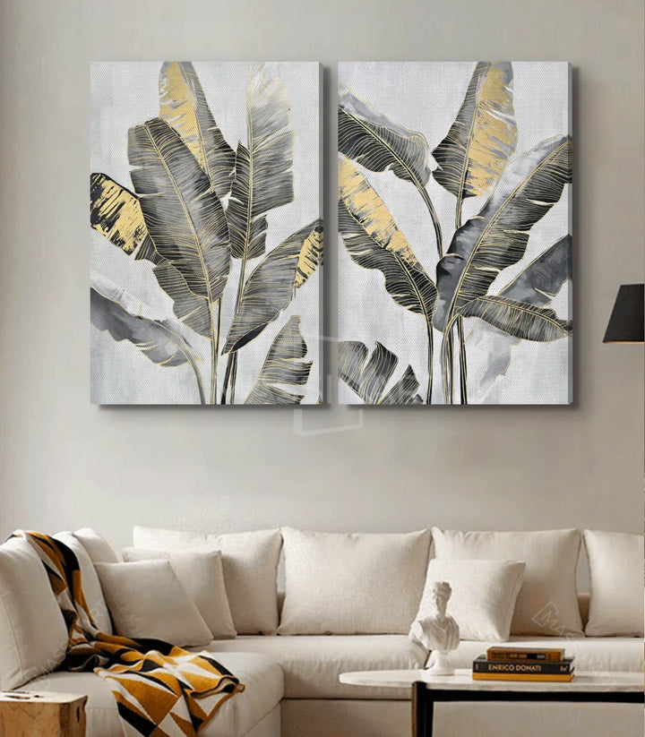 Tableau Banana Leaves Massinart