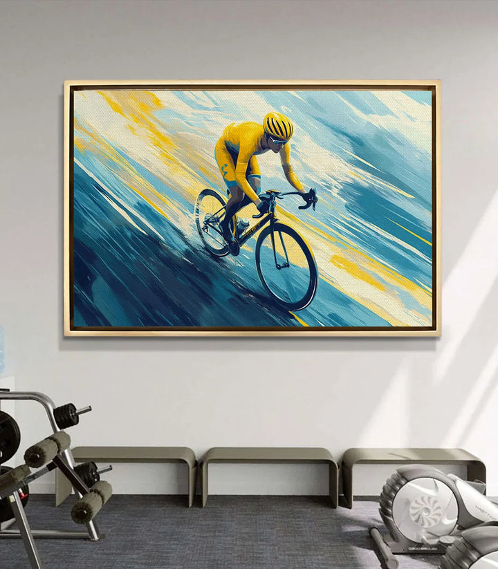 Mise en situation Golden Ride salle de sport Massinart — décoration intérieur moderne