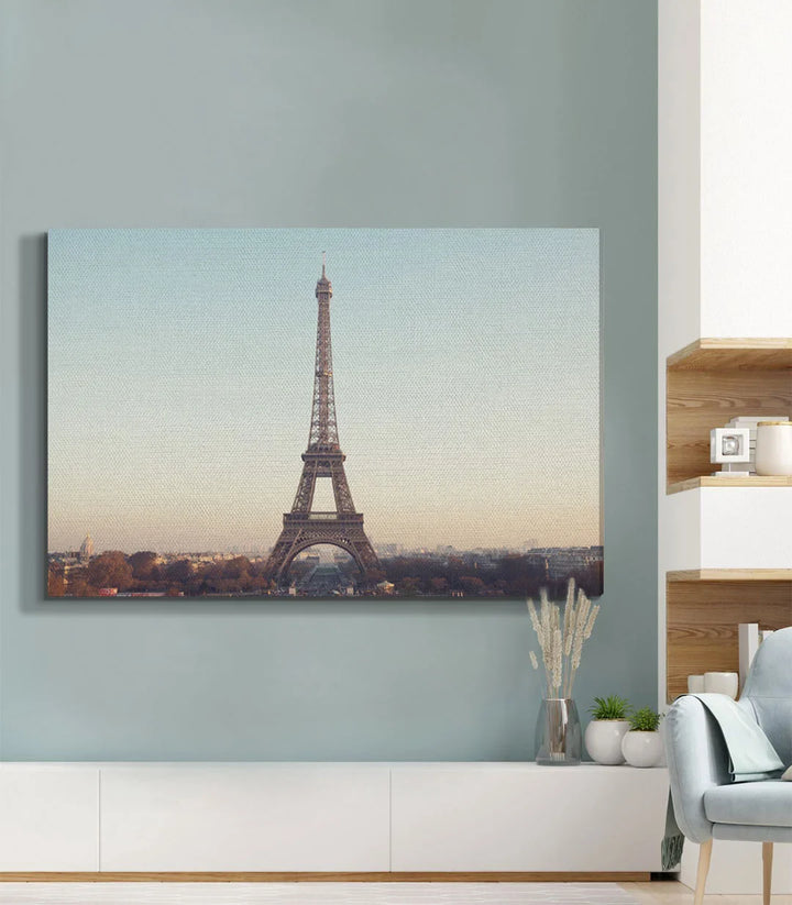 Tableau Tour Eiffel ambiance bureau décoration Massinart