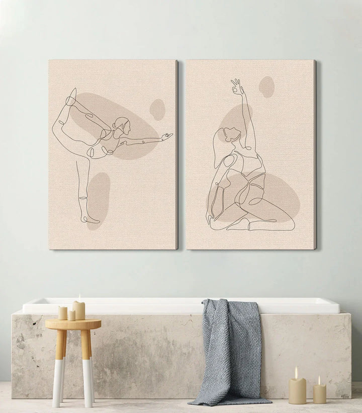 Tableau Boho Balance décoration bien-être salon Massinart