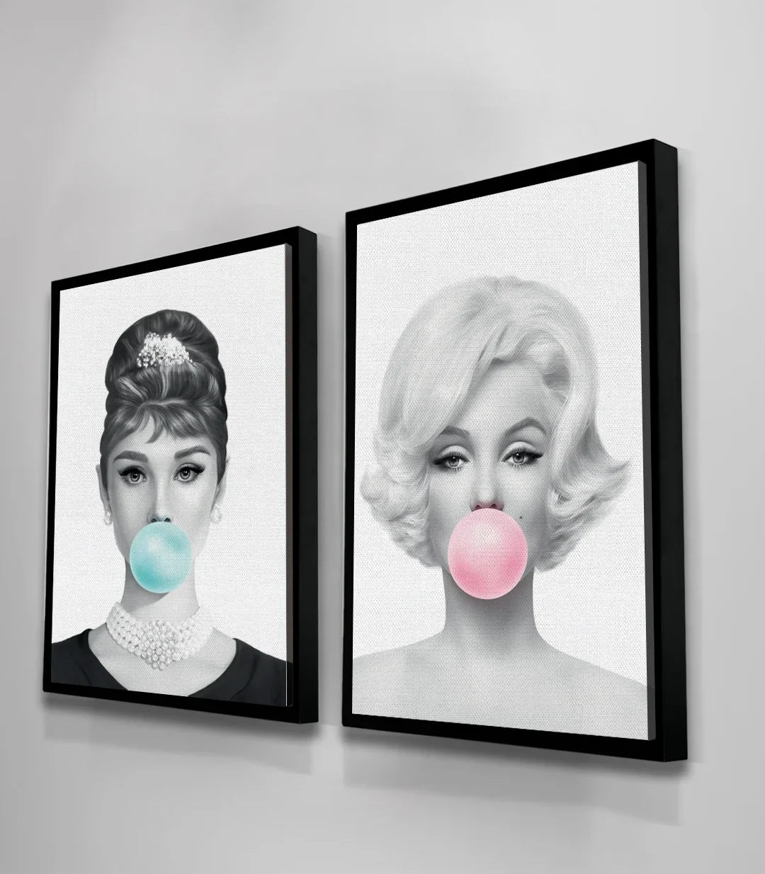 Marilyn and Audrey Bubblegum