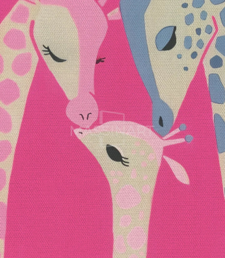 Décor enfant Little Giraffe Massinart illustration animaux tendres