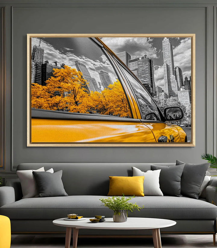 Décoration intérieur urbaine tableau selective color Massinart