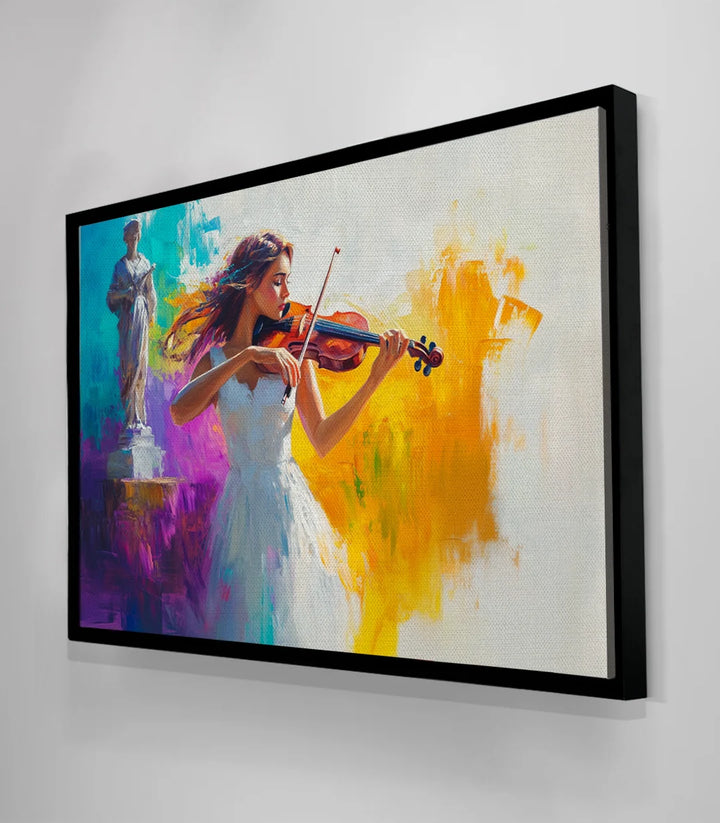 Tableau Charmed Melody dans salon marocain Massinart — tableau art contemporain