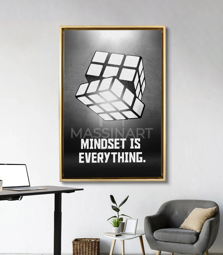 Mise en situation tableau motivation bureau moderne Massinart