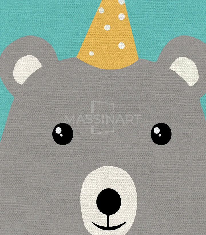 Diptyque Panda and Bea illustration jeunesse prêt à accrocher Massinart