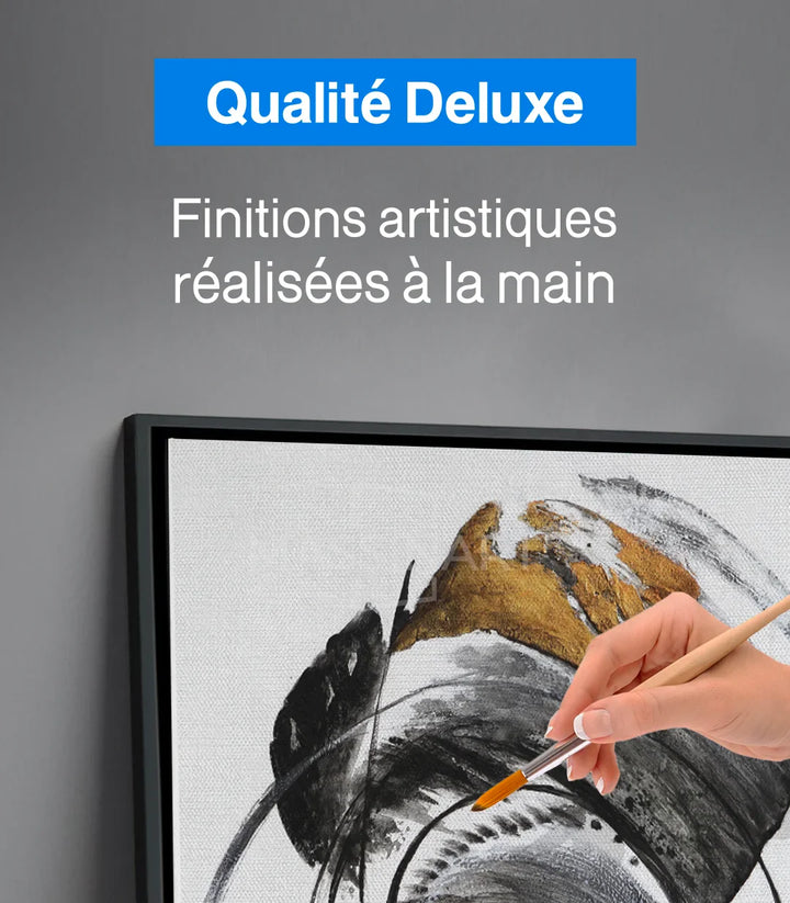 Tableau Énergie diptyque formes géométriques salon Massinart