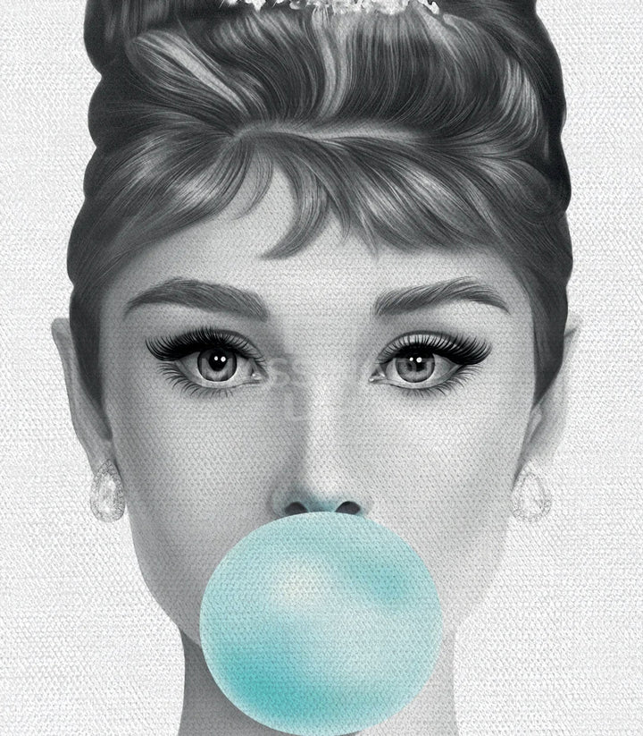 Chambre fille décoration diptyque portraits bubblegum Massinart