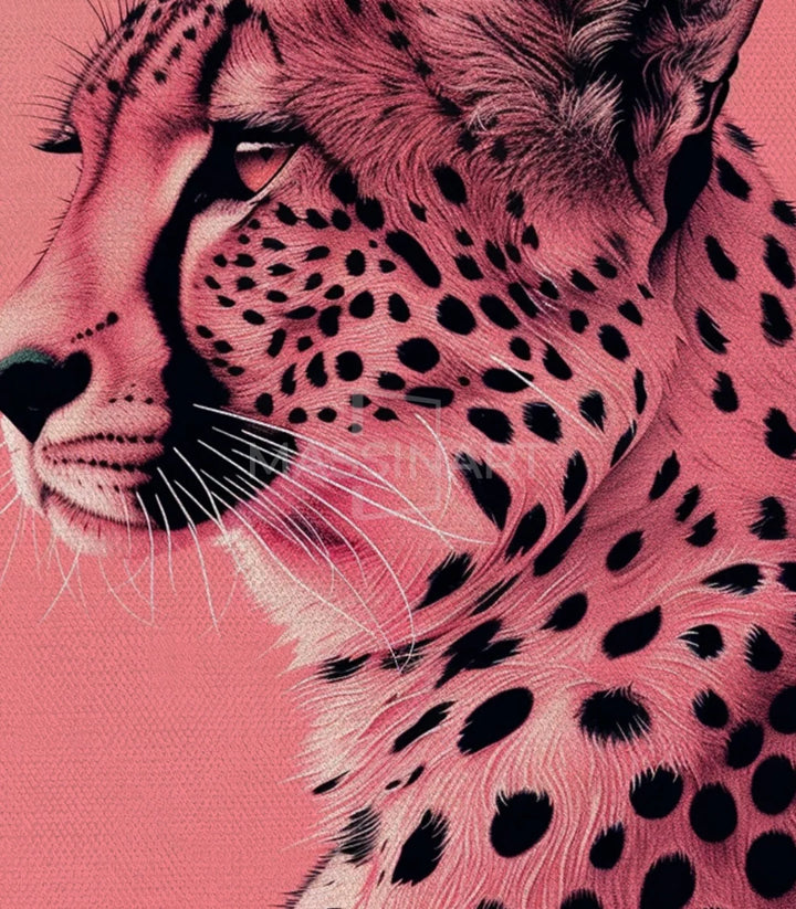 Tableau Rosy Majesty cadrage vertical Massinart