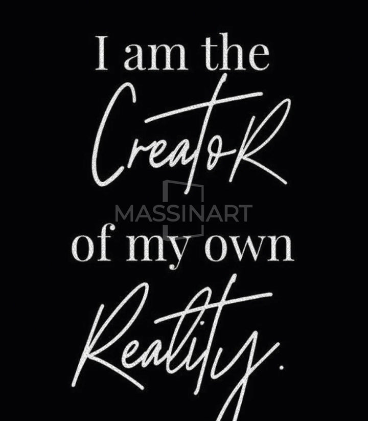 Tableau 'Creator of my Reality' inspiration quotidienne Massinart