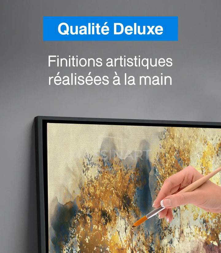 Mise en situation Striving Branch — qualité Premium texture toile
