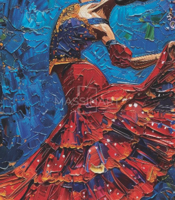 Variante décoration — Tableau danseuse expressionniste Massinart