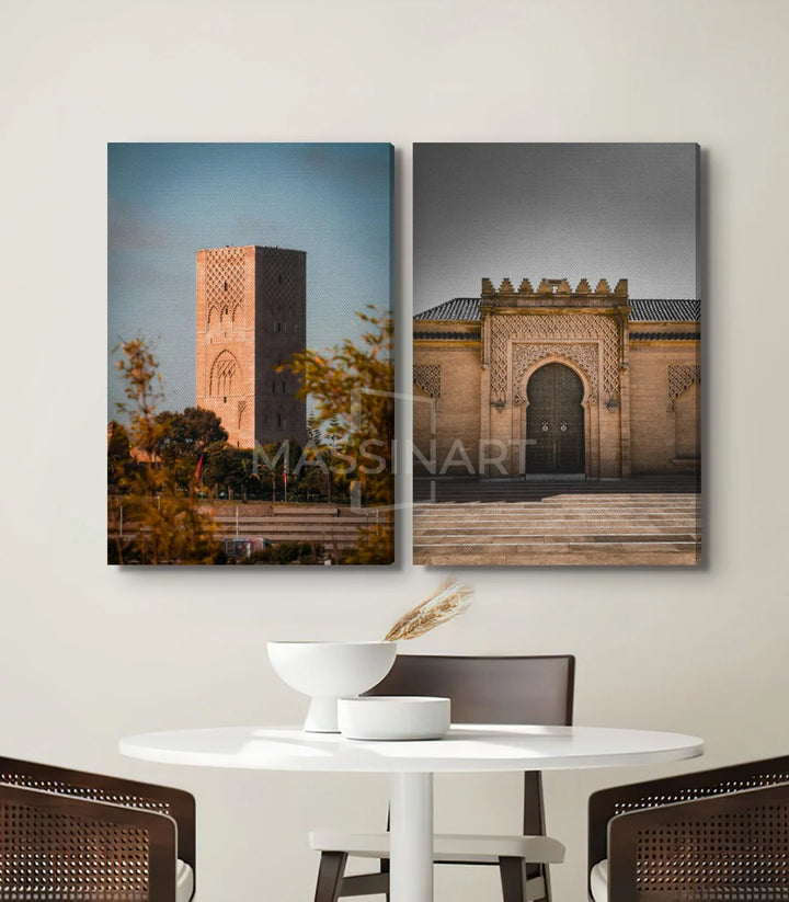 Décoration intérieur moderne mur blanc diptyque Royal Heritage Massinart