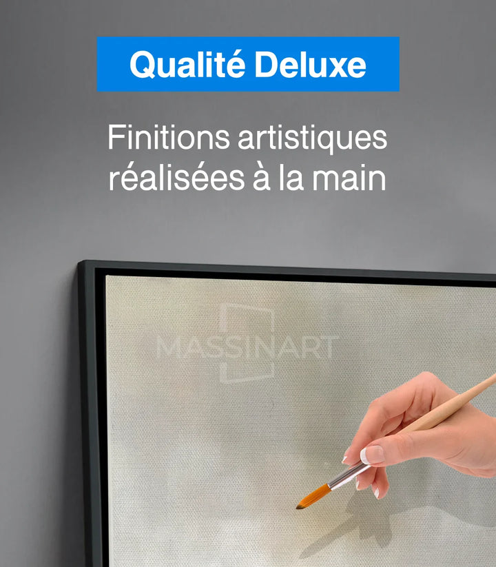 Tableau Skyward ambiance séjour Vintage, horizon abstrait ciel nuageux — Massinart