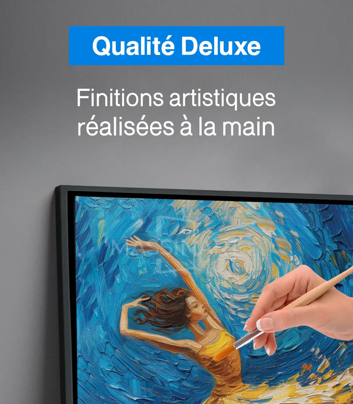 Simulation décor chambre à coucher avec art figuratif — Massinart