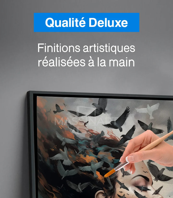 Tableau Gone couloir intérieur mise en place, Massinart
