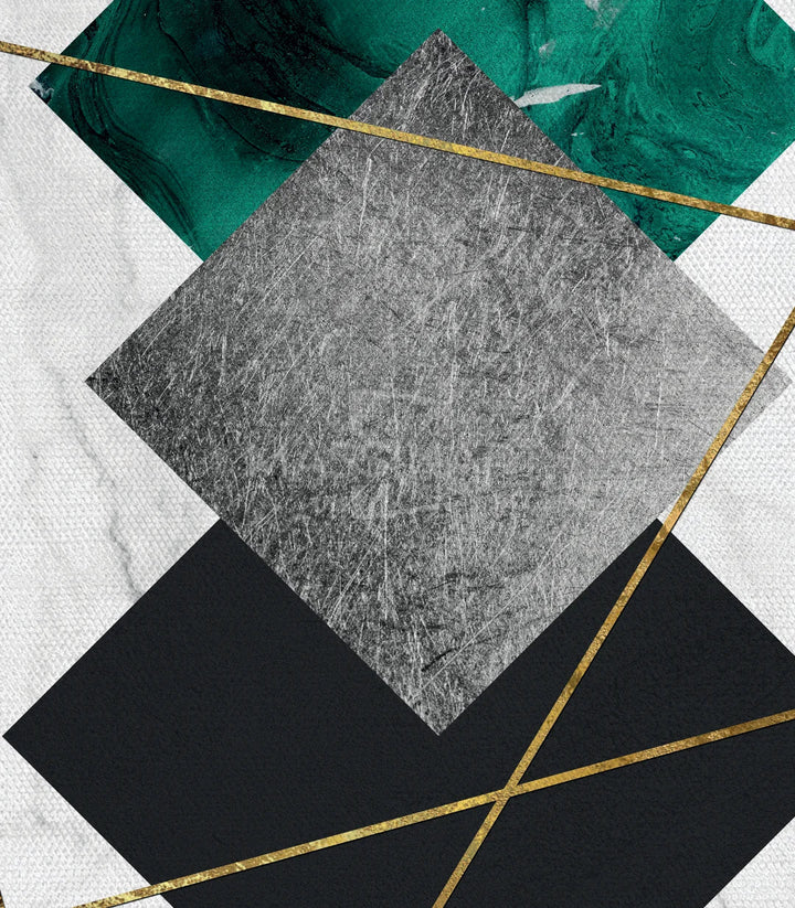 Tableau abstrait diptyque formes décoration contemporaine Massinart