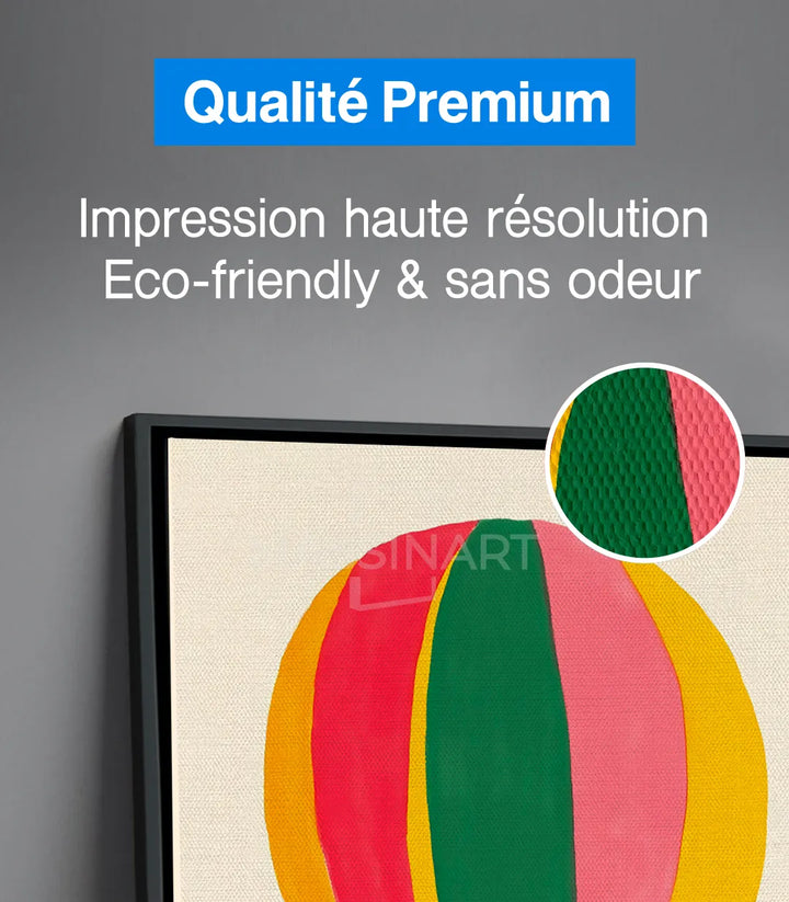 Tableau Skate and Soar diptyque Massinart — mise en situation salon moderne