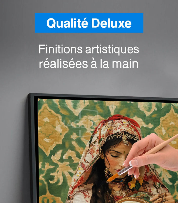 Mise en situation Amazigh Rhythm - Tableau ethnique orientaliste - Massinart