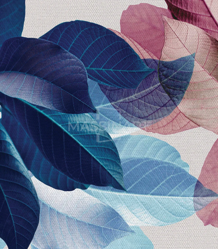 Décor salon Botanical Leaves feuilles stylisées Massinart