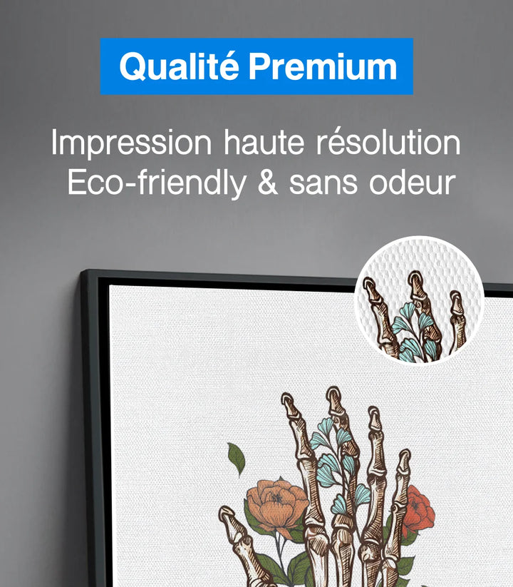 Mise en situation diptyque floral bones décoration bureau contemporain Massinart
