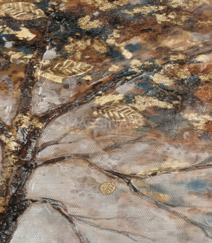 Détail branche arbre triptyque Tree of Life Massinart