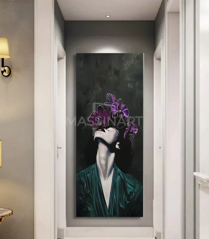 Tableau in purple Massinart