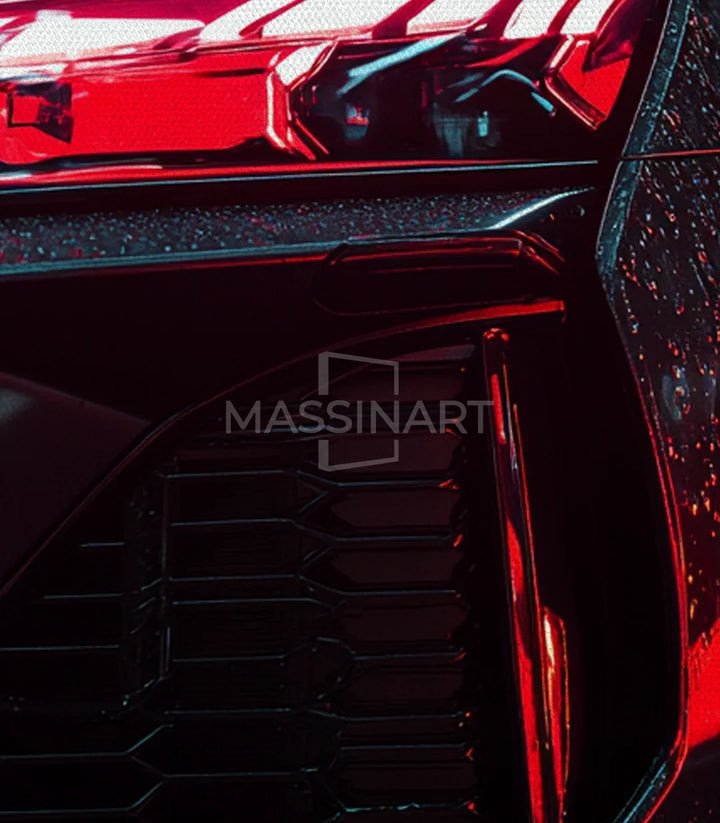 Tableau Bold Light voiture neon Massinart