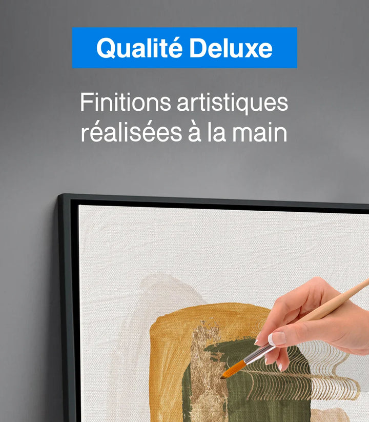 Tableau Formscape diptyque mise en situation mur salon Massinart