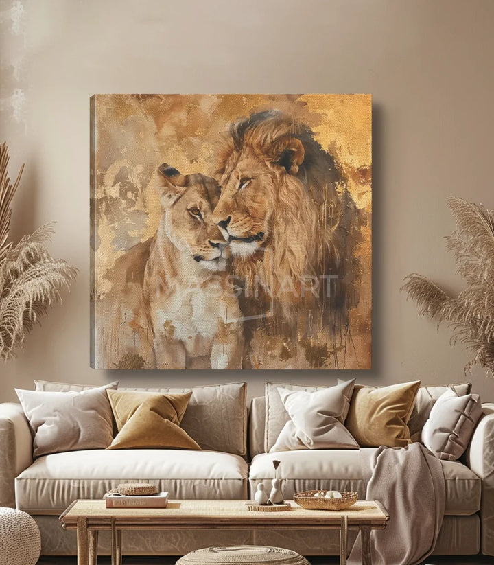 Tableau Royal Bonds ambiance salon marocain Massinart