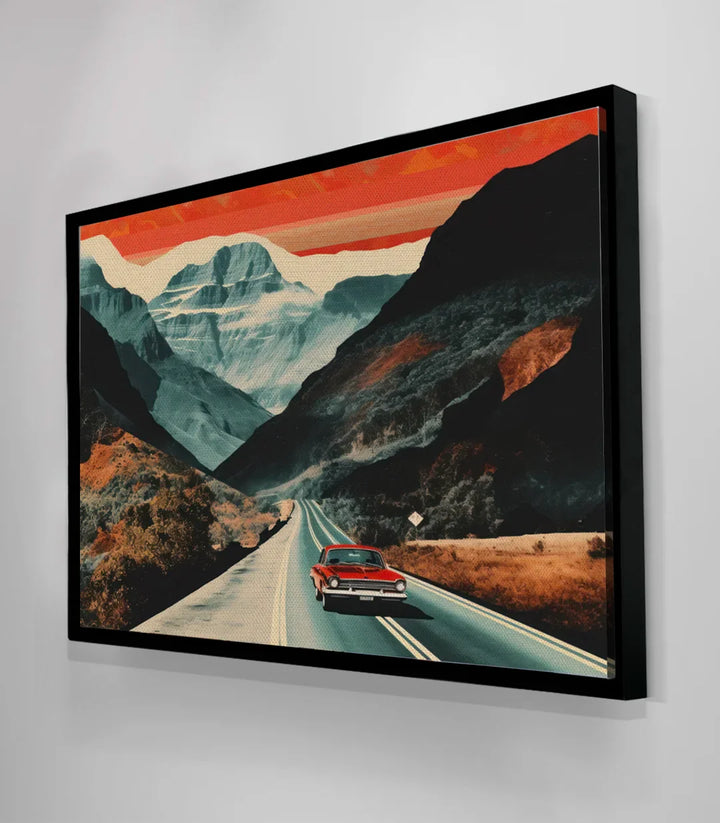Tableau Mountain Path style bureau design Massinart — harmonie couleurs