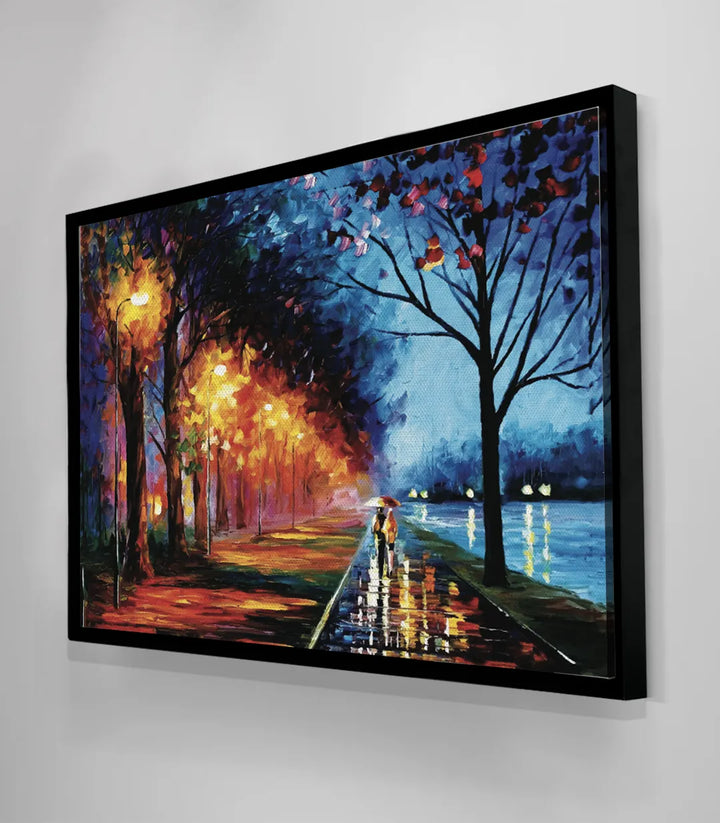 Cadrage salon marocain — Tableau Balade Nocturne décoration paysage Massinart