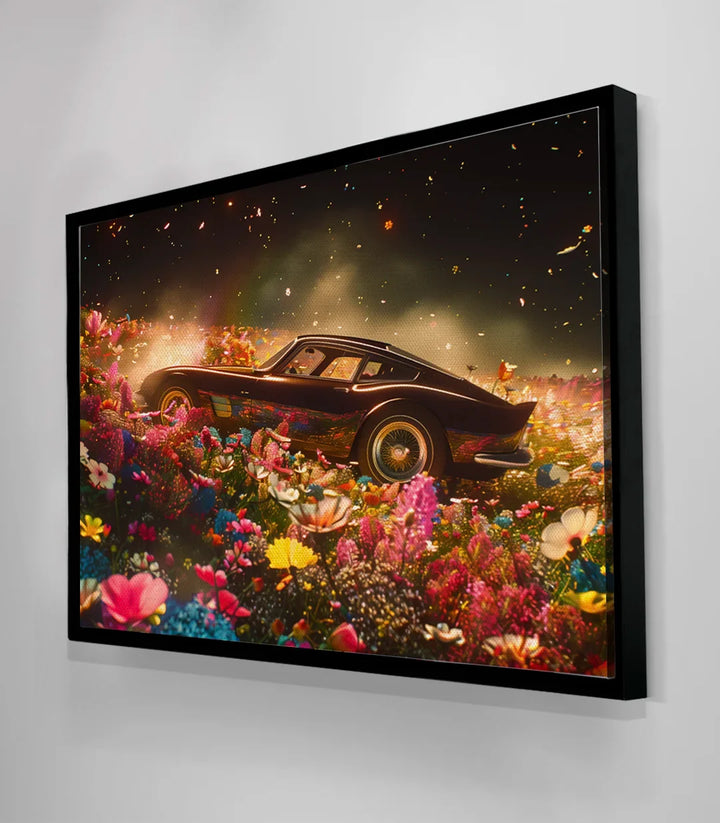 Ambiance salon Flower Ride tableau photo-art Massinart