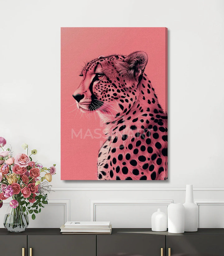 Tableau Rosy Majesty décoration murale salon Massinart