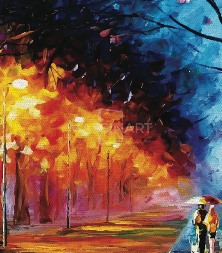 Variante décoration — Tableau Balade Nocturne promenade nocturne Massinart