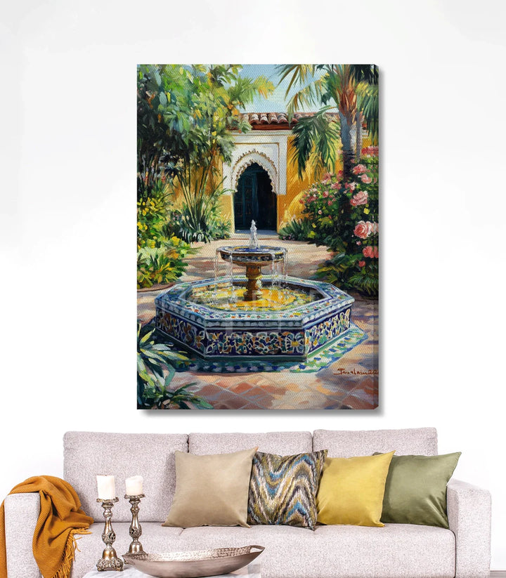 Décoration intérieur Fountain Charm Massinart — fontaine marocaine vertical