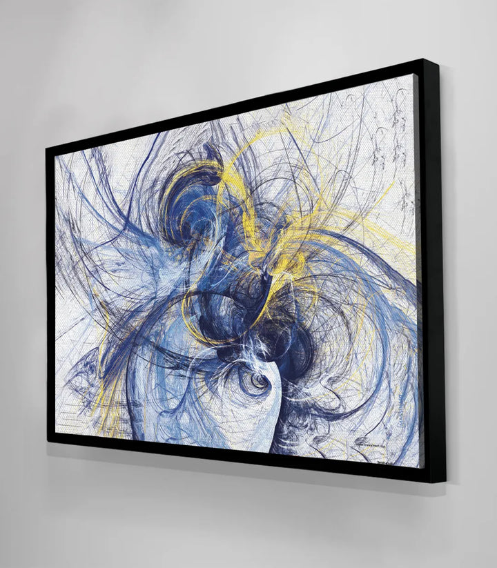 Tableau Fractal Motion style expressionniste abstrait Massinart