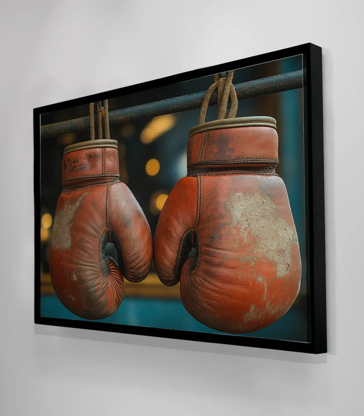 Tableau gants de boxe Massinart — décoration intérieur élégante boxing