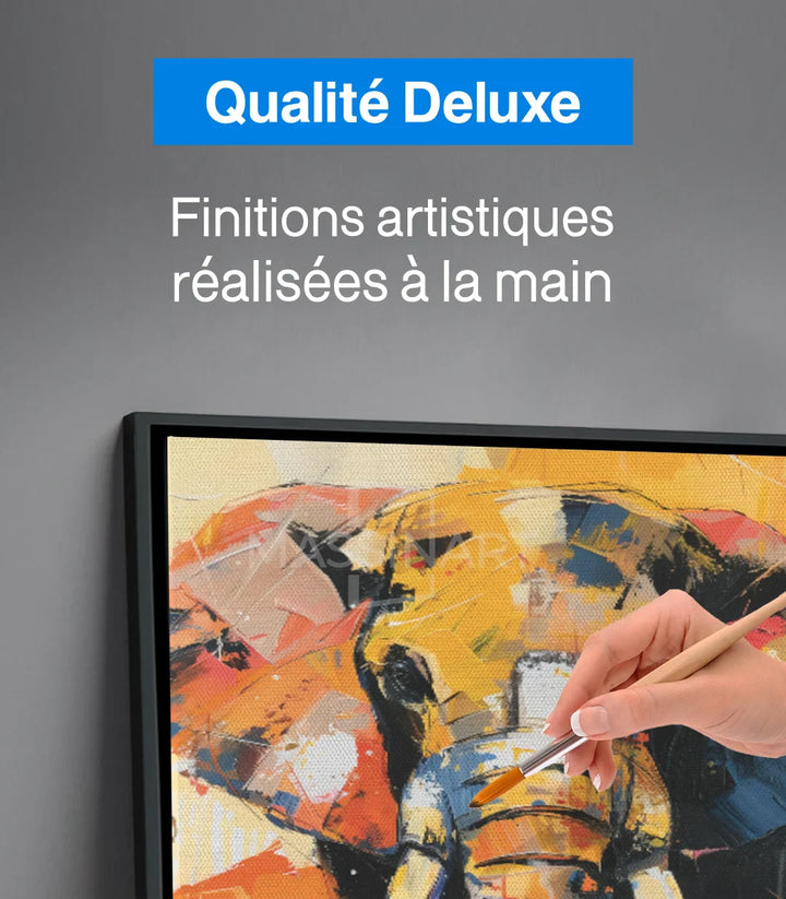 Tableau Gentle Giant éléphant chambre décoration murale Massinart