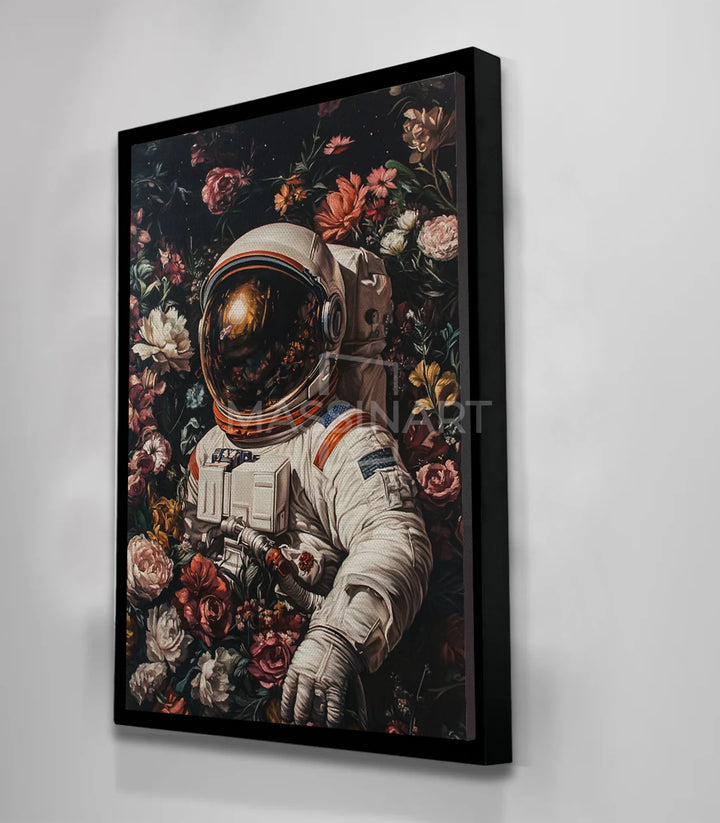 Tableau Astral Garden style chambre adulte — art mural space et nature Massinart