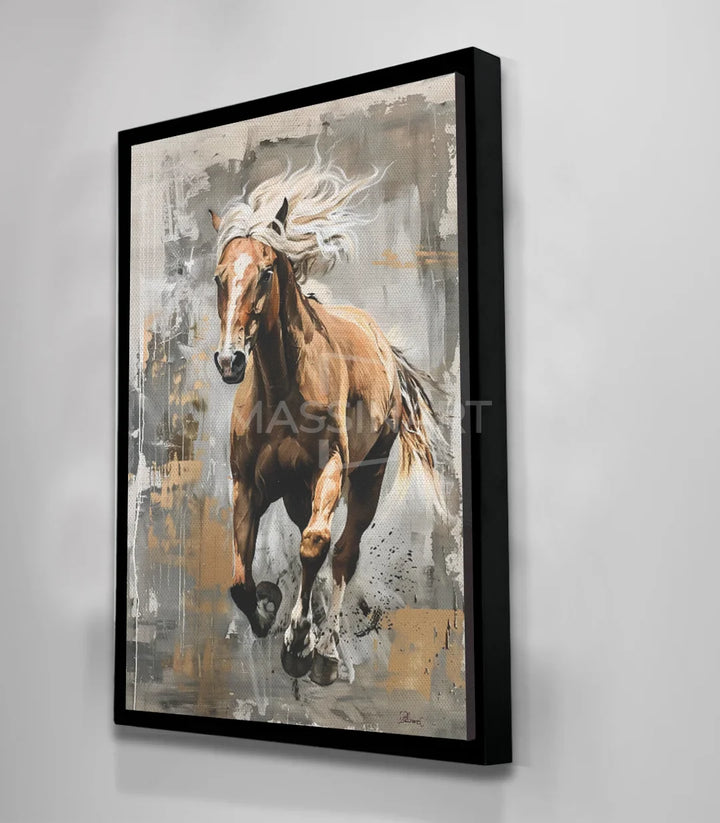 Harmonie décoration intérieur tableau cheval Boundless Massinart